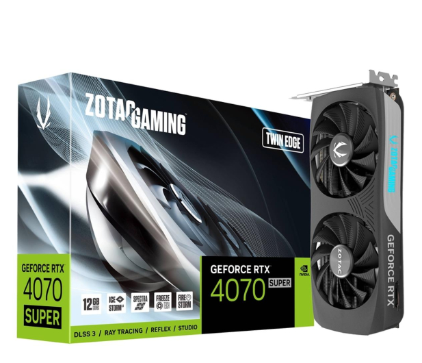 Zotac GeForce RTX 4070 SUPER Twin Edge 12GB GDDR6X - 1209711 - zdjęcie